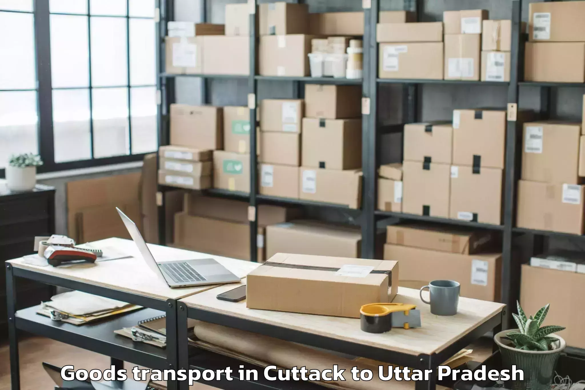 Hassle-Free Cuttack to Invertis University Bareilly Goods Transport